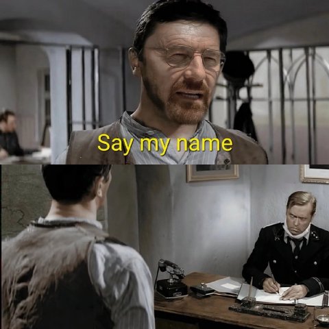 say my name