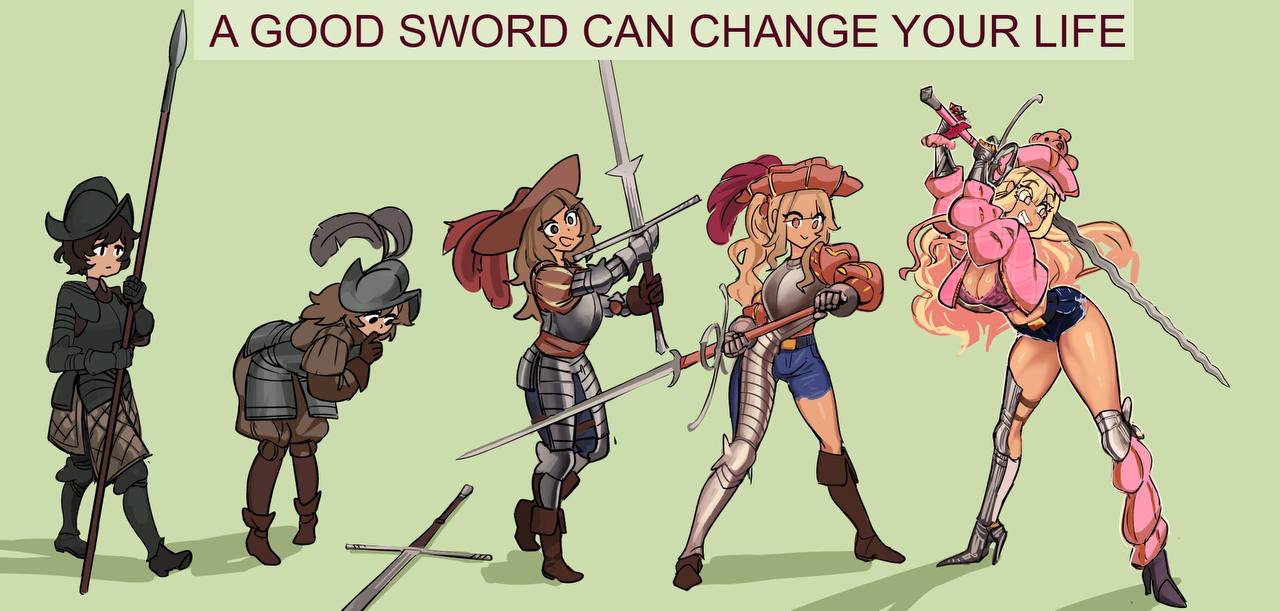 А GOOD SWORD САМ CHANGE YOUR LIFE и