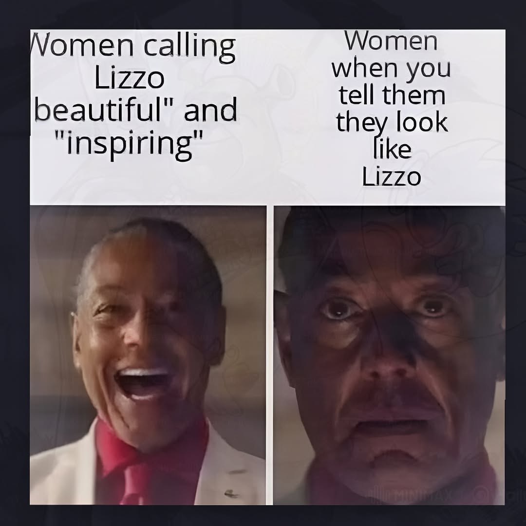 omen calling Women Lizzo when you beautiful" and tell them "inspiring" Lizzo a