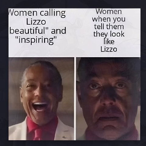 omen calling Women Lizzo when you beautiful" and tell them "inspiring" Lizzo a