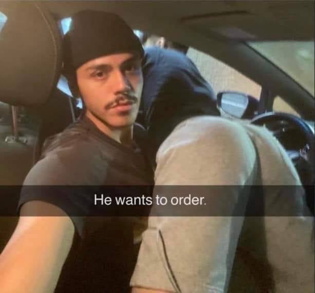 Не wants to order