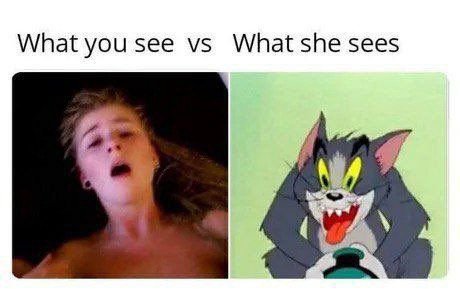 What you see What she sees