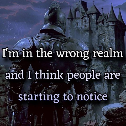 in the wrong realm and I think people are starting to notice