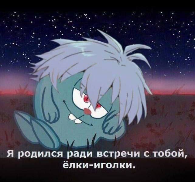 Я родился ради встречи с тобой, ёлки-иголки.