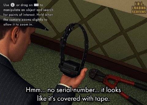 Use or drag on to LOADING manipulate an object and search SCREENS for points of interest. Hold when the camera zooms slightly allow it to zoom in. serialnombers it looks like it's covered with tape.