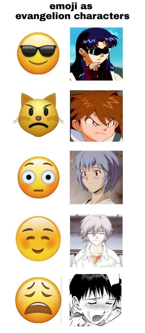 етой as evangelion characters we 4 я К