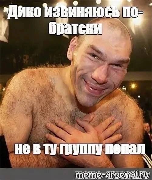 Дико ИЗВин брате нев попал