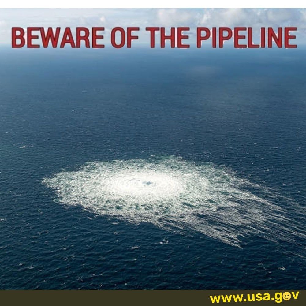 BEWARE OF THE PIPELINE www.usa.goVv