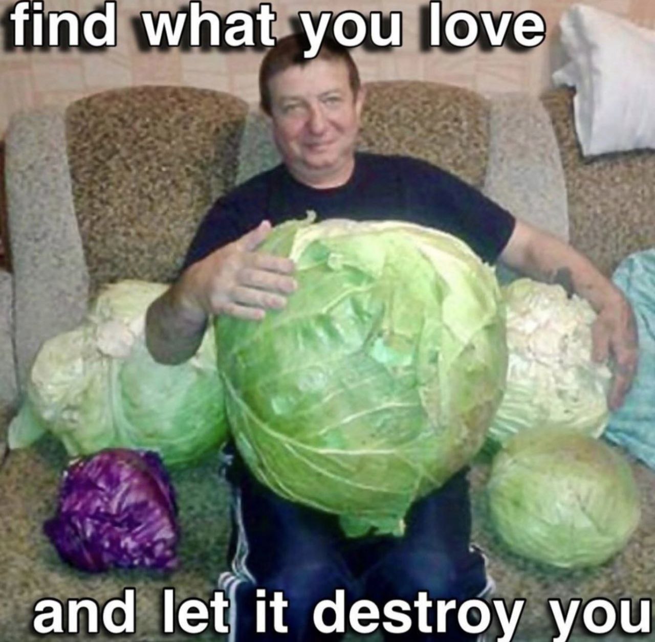 find what you love and let it destroy you