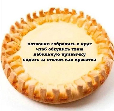 позвонки собрались в круг чтоб обсудить твою дебильную привычку за столом как