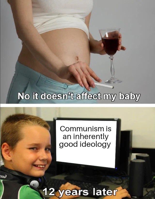 No it does affe my baby Communism is an inherently good ideology 12 years later