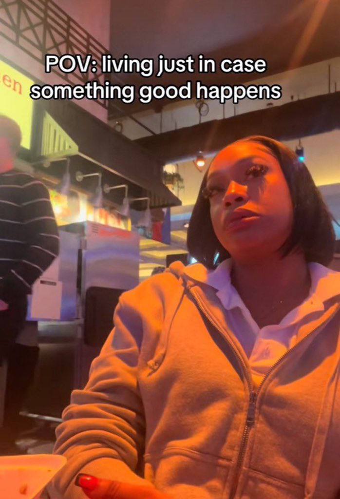 POV: living just in case something good happens lin