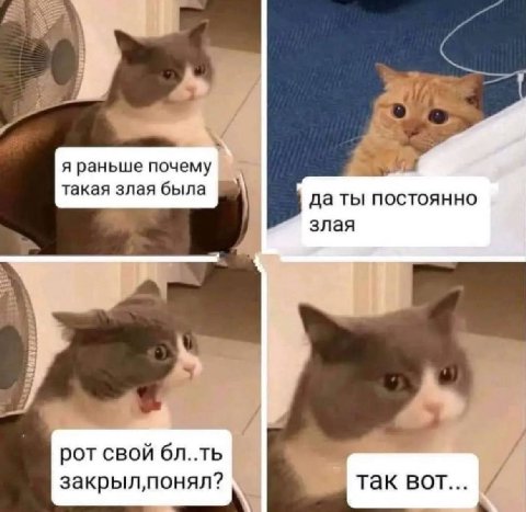 я раньше почему такая злая была да ты постоянно 7 злая рот свой бл..ть так вот... и
