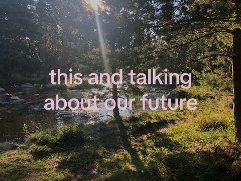 this and about our future