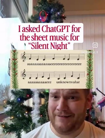Тазкед ChatGPT for | the sheet music for зу Silent night, holy night, у | acvad ChatCDT tar ШК SHICCL LUSIC LOL 4 у, ааааааааааеее unknownvalue \ I dSACU Ullal SP 1 ИЯ | и OLICUL LEIUOIL КЛ a “Qslant