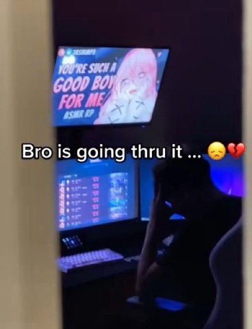 Bro is going thru it...