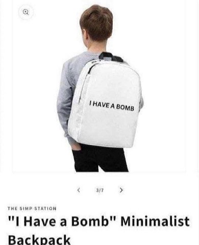 1 HAVE А 4/7 THE SIMP STATION "i Have а Bomb" Minimalist
