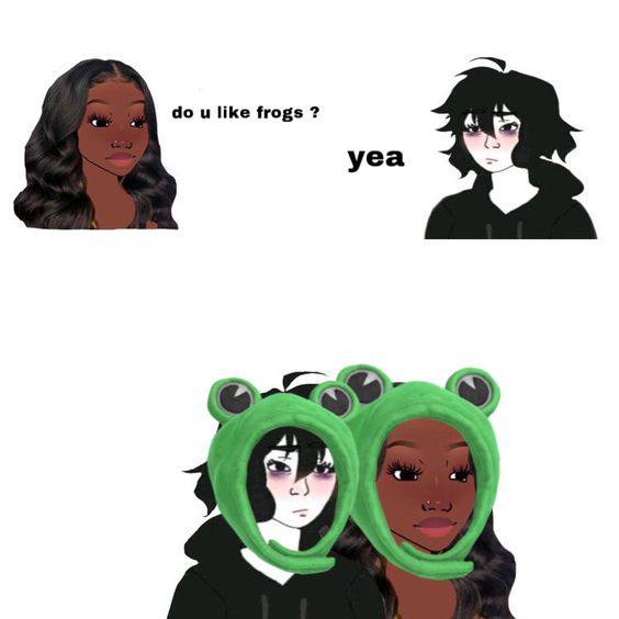 like frogs Я