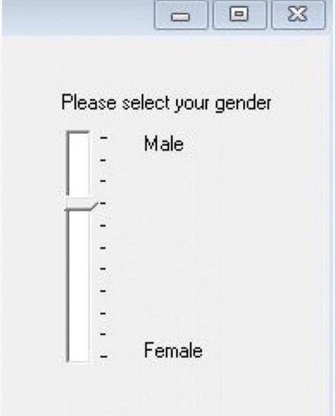 Please select your gender Мае Female