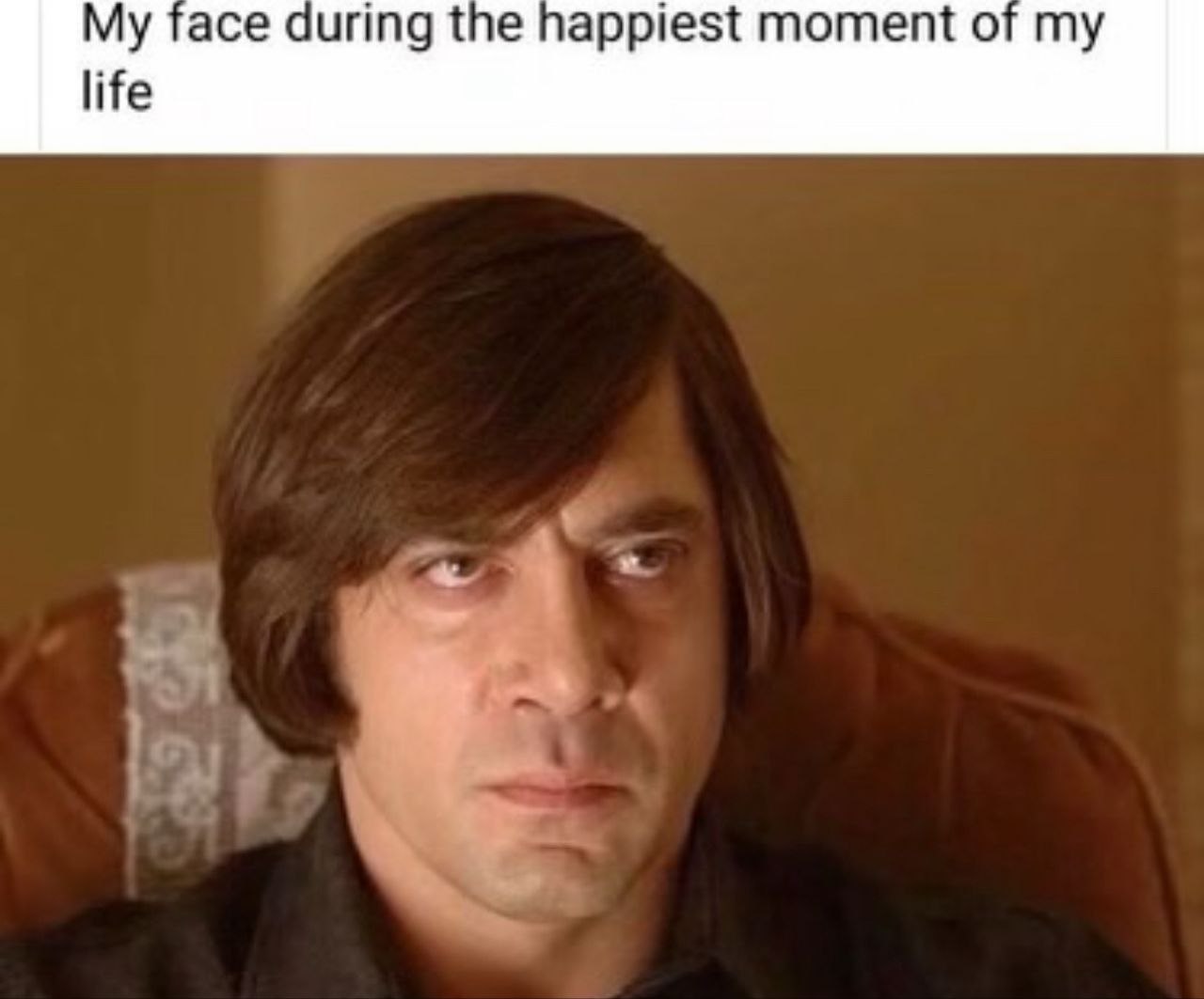 My face during the happiest moment of my life