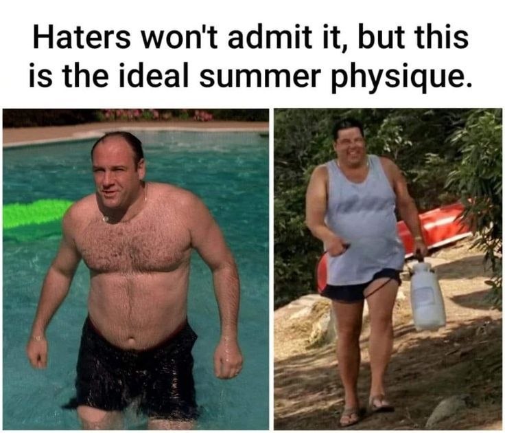 Haters won't admit it, but this is the ideal summer physique