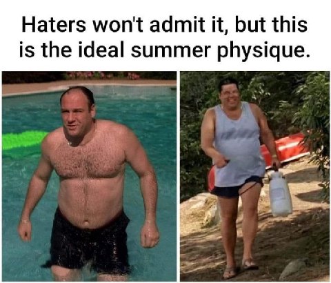 Haters won't admit it, but this is the ideal summer physique
