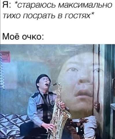 Я: *стараюсь максимально тихо посрать в Моё очко: “a 5.