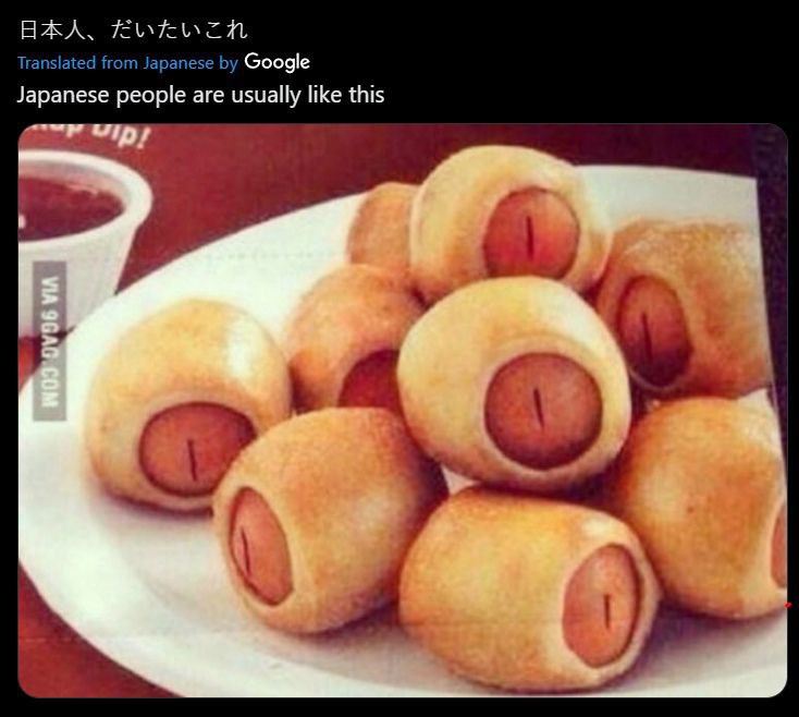 BAA, Translated from Japanese Google Japanese people are usually like this