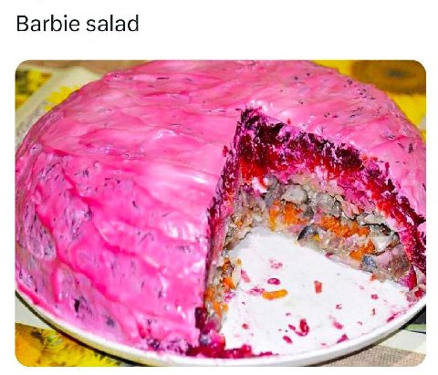 Barbie salad