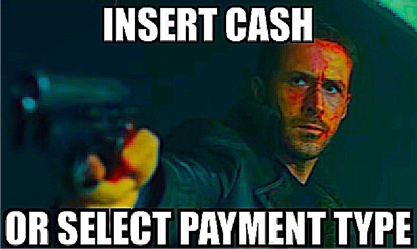 INSERT CASH OR SELECT PAYMENT ТУРЕ
