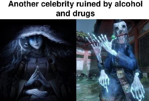 Another celebrity ruined alcohol and drugs