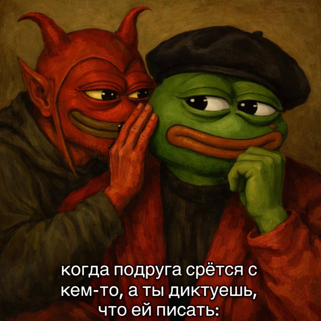 когда подруга срётся с кем-то, аты диктуешь, что писать: