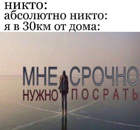 НИКТО: абсолютно никто: ЗОкм от дома:
