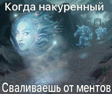 Когда на куренный Сваливаешь от ментов