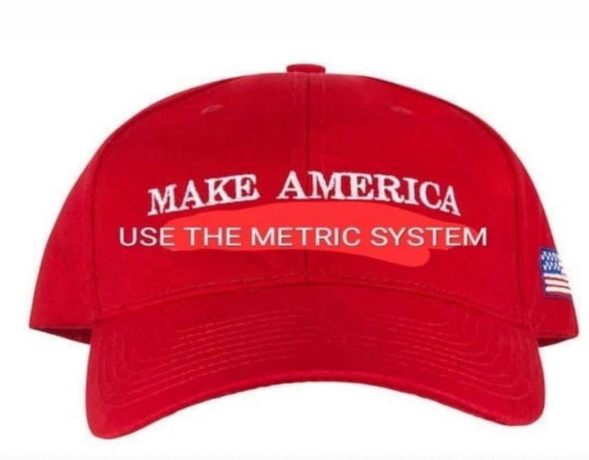 МАКЕ USE THE METRIC SYSTEM