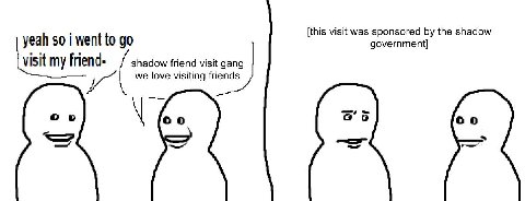 [this visit was sponsored the shadow yeah so i went to government] shadow friend visit gang visit my we love visiting friends о о а