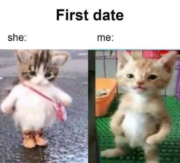 First date she: me