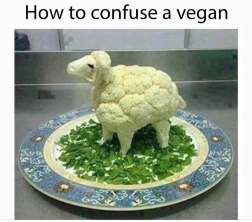 How to confuse а vegan