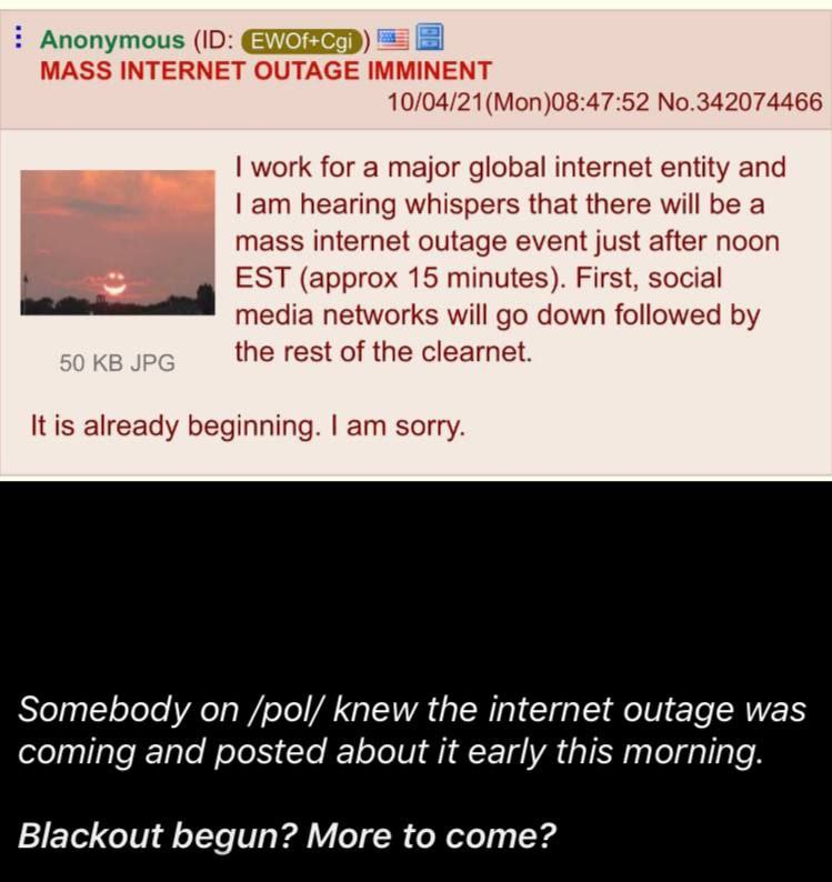 And /pol/ delivered
Timing was right