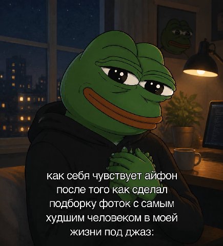 как себя чувствует айфон после того как сделал подборку фоток с самым худшим человеком в моей жизни под джаз: