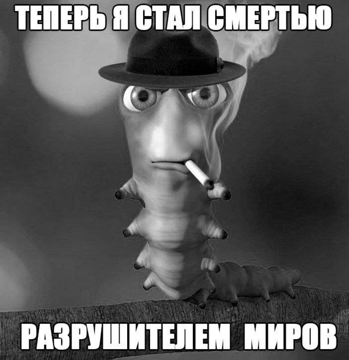 ТЕПЕРЬ Я СТАЛ СМЕРТЬЮ РАЗРУШИТЕЛЕМ МИРОВ
