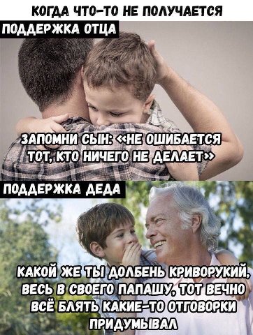 КОГДА ЧТО-ТО НЕ ПОЛУЧАЕТСЯ ПОДДЕРЖКА ОТЦА ‚ЗАПОМНИ ОШИБАЕТСЯ. ТОТ, КТО ПОДДЕРЖКА AEAA №9 a КАКОЙ ДОЛБЕНЬ ВЕСЬ В СВОЕГО BCE БЛЯТЬ. КАКИЕ-ТО[ОТГОВОРКИ\