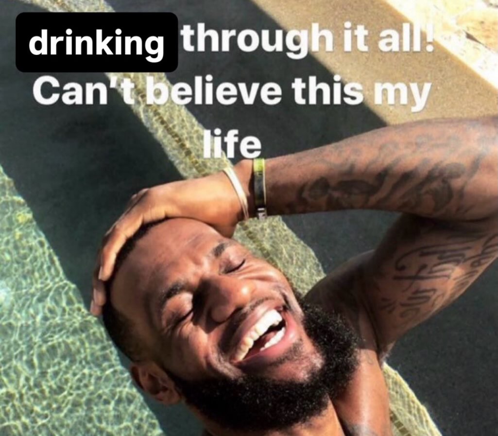 drinking through it Can't. believe this my life
