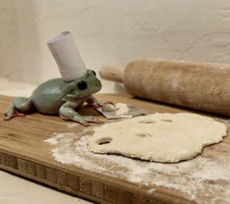 While Putin secures his legacy through war with Ukraine, Bob is cosy at home baking treats.