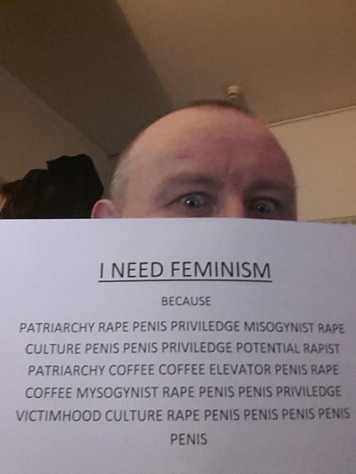 NEED FEMINISM BECAUSE PATRIARCHY RAPE PENIS PRIVILEDGE MISOGYNIST RAPE CULTURE PENIS PENIS PRIVILEDGE POTENTIAL RAPIST PATRIARCHY COFFEE COFFEE ELEVATOR PENIS RAPE COFFEE MYSOGYNIST RAPE PENIS PENIS P