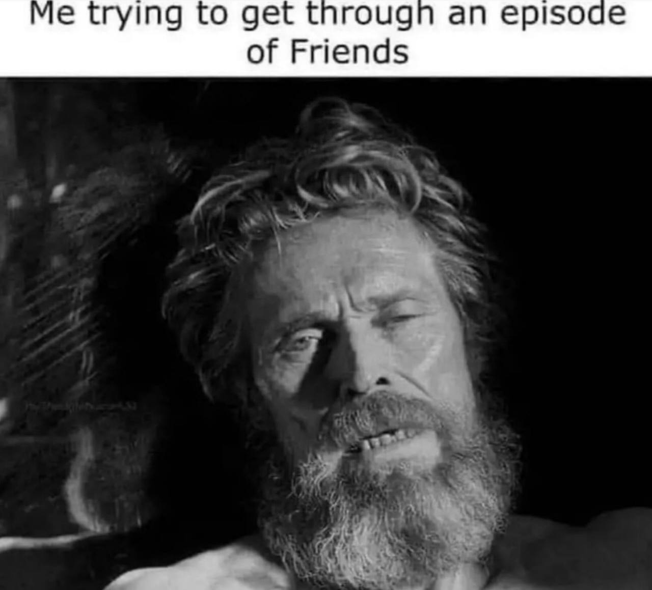 мет ing to rougn an episode of Friends