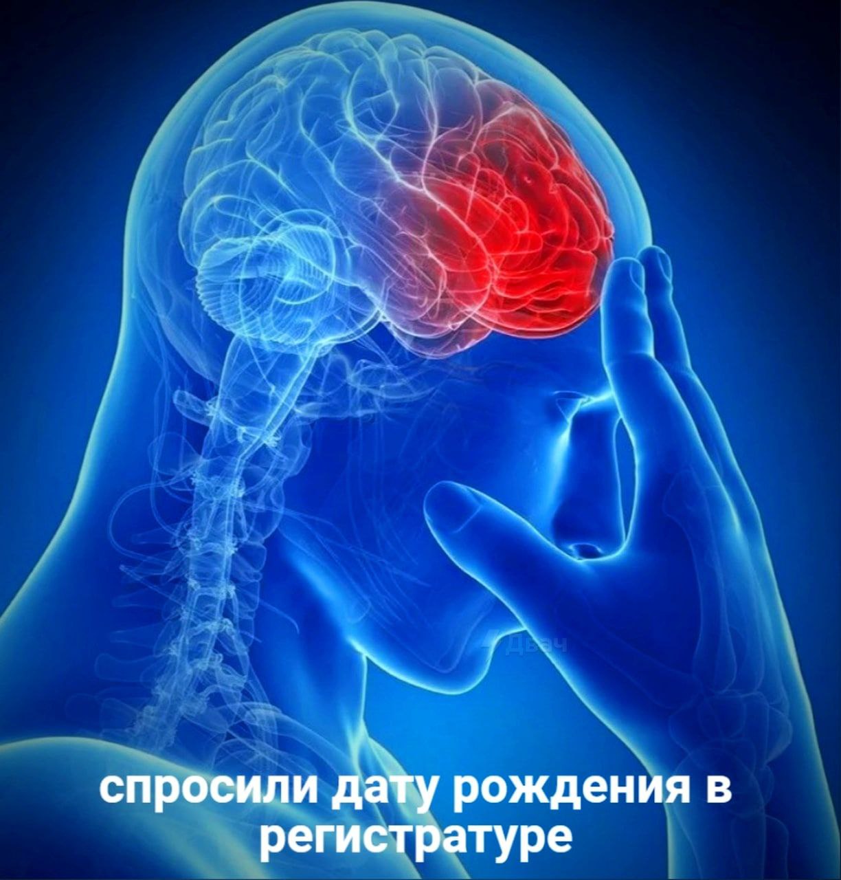 спросили дату рождения в регистратуре