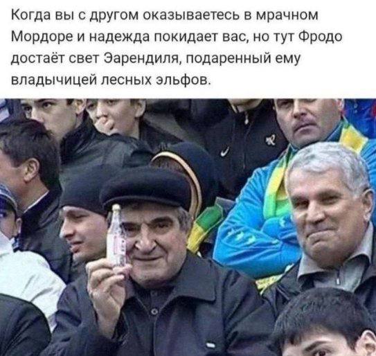Когда вы с другом оказываетесь в мрачном Мордоре и надежда покидает вас, но тут Фродо достаёт свет Эарендиля, подаренный ему владычицей лесных эльфов. 72