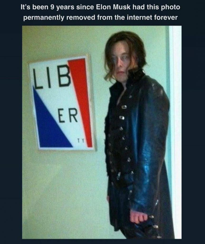It's been 9 years since Elon Musk had this photo permanently removed from the internet forever