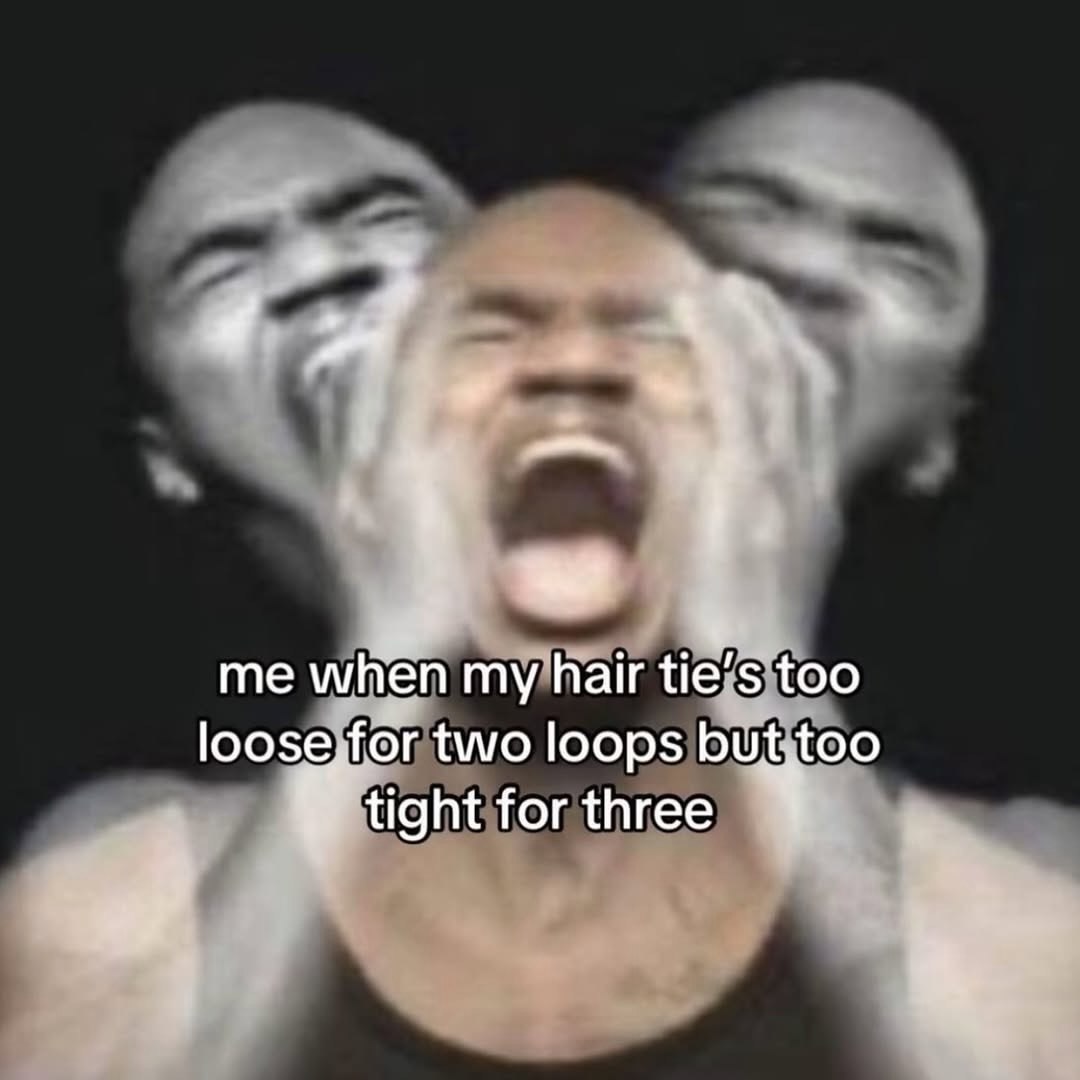 when tie loose}for two loops bUtitoo tight for three